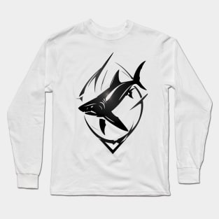 shark design V Long Sleeve T-Shirt